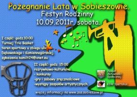 StreetBall na „Pożegnanie lata w Sobieszowie”