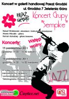 Koncert grupy Semplice w galerii handlowej Pasaż Grodzki
