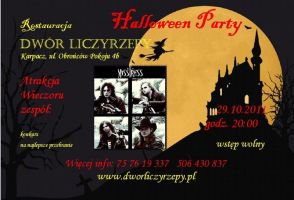 Halloween Party w Dworze Liczyrzepy - koncert zespołu Misstress-rock-horror band