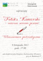 Feliks Konarski - wiersze sercem pisane