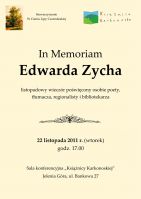 Wieczór wspomnień In Memoriam Edwarda Zycha
