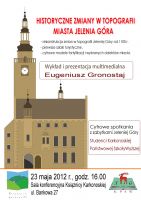 Historyczne zmiany w topografii miasta Jelenia Góra - wykład