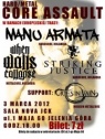 07 Lutego 2012 : Koncert Manu Armata/Striking Justice/When Walls Collapse + Cries In Vain