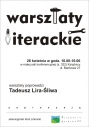 16 Kwietnia 2012 : Warsztaty literackie w Książnicy