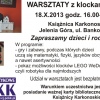 16 Października 2013 : Warsztaty z klockami Lego